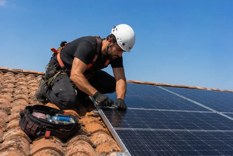 Maintenance et monitoring de panneaux solaires à la Baume-d'Hostun